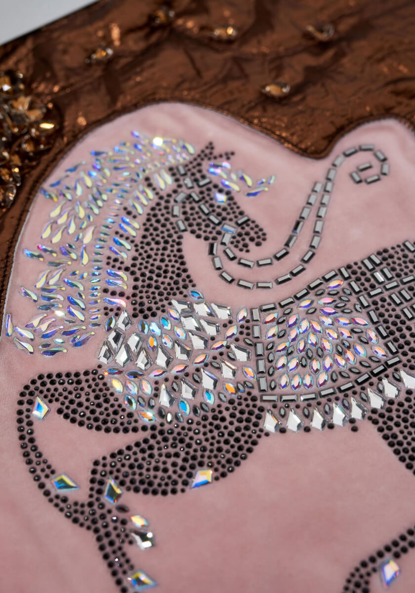 horse crystal transfer